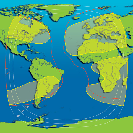 Intelsat 801 at 31,5°W east hemi